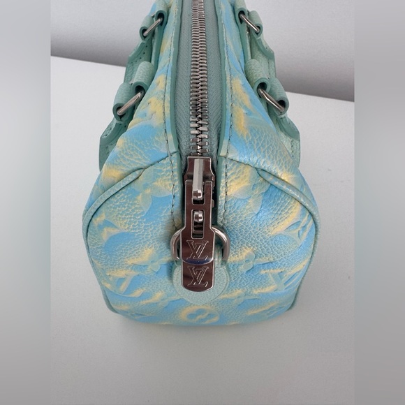 LOUIS VUITTON STARDUST SPEEDY BANDOULIÈRE 20 Empriente bag crossbody Green NWT - Picture 11 of 15